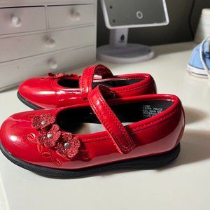 Red Little Girl Shoes - Size 10